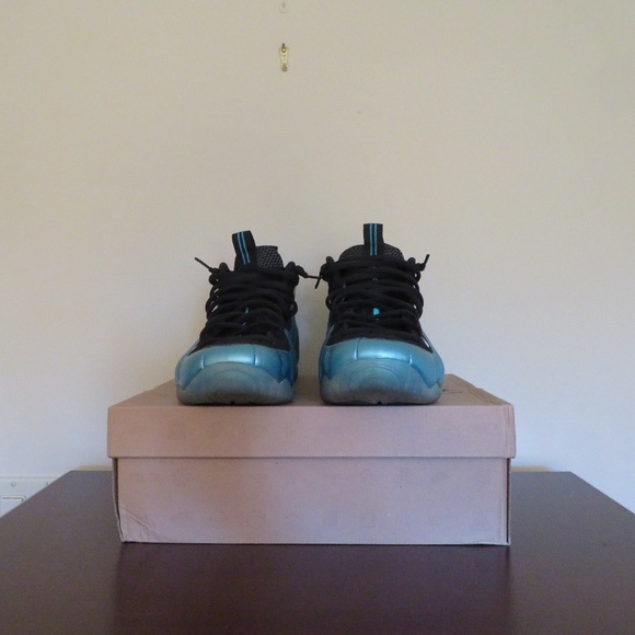 Air Foamposite Pro Electric Blue Size 10 VNDS - Picture 1 of 6